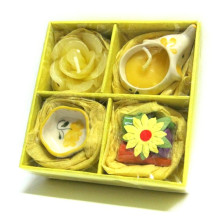 yellow набор благовония, свечи, подставка 9х9х3,5см желтый yellow набор благовония, свечи, подставка 9х9х3,5см желтый