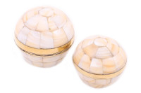 Шкатулка с перламутром "Шар (набо