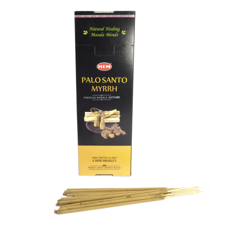 Благовония HEM PALO SANTO MYRRH 15stk ПалоСанто-Мирра уп-6шт