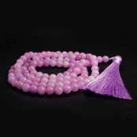 Четки Кунцит - камень, притягивает удачу в денежных делах