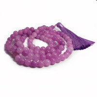 Четки Кунцит - камень, притягивает удачу в денежных делах