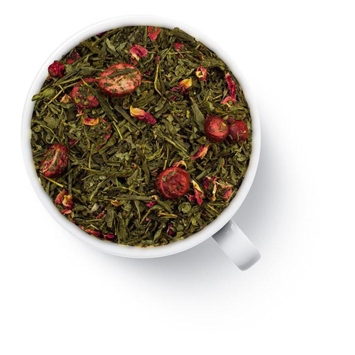 Чай зелёный ароматизированный "Клюква с розой"