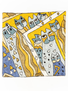 Чехол декоративный на подушку 45*45  Нв124/37 Чехол декоративный на подушку 45*45  Нв124/37