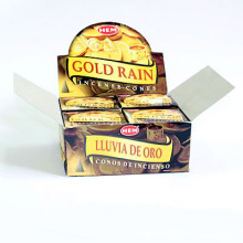 БЛАГОВОНИЯ конусы HEM cones Gold Rain
