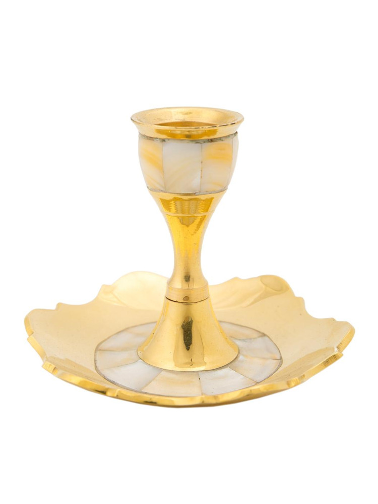 Подсвечник на 1 свечу с перламутр. 2шт/у