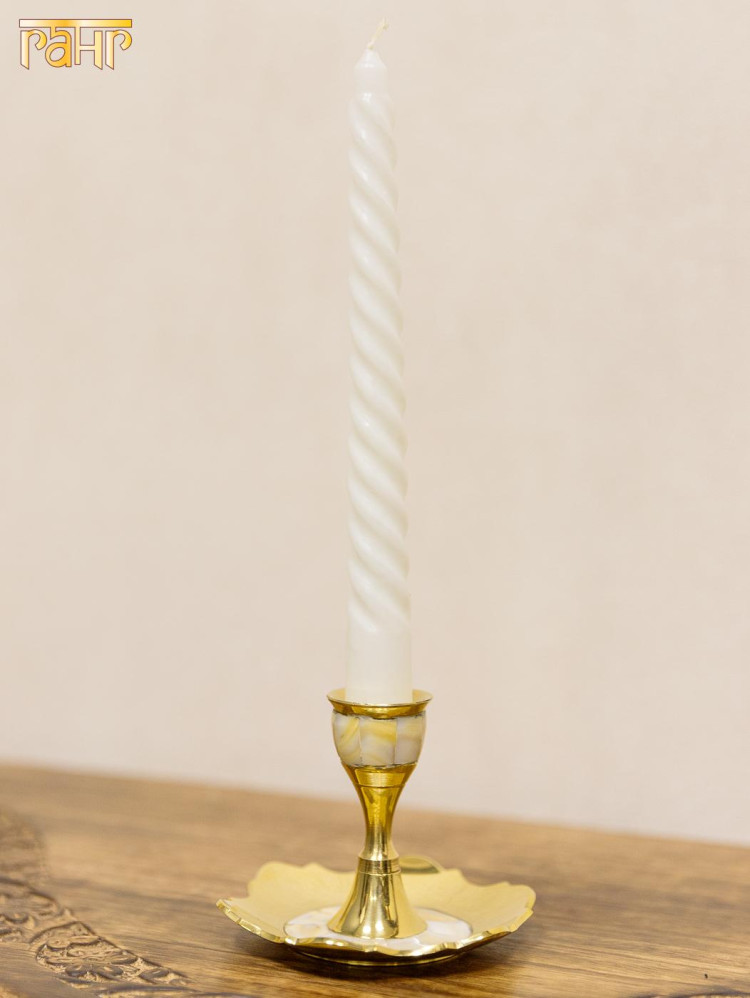 Подсвечник на 1 свечу с перламутр. 2шт/у