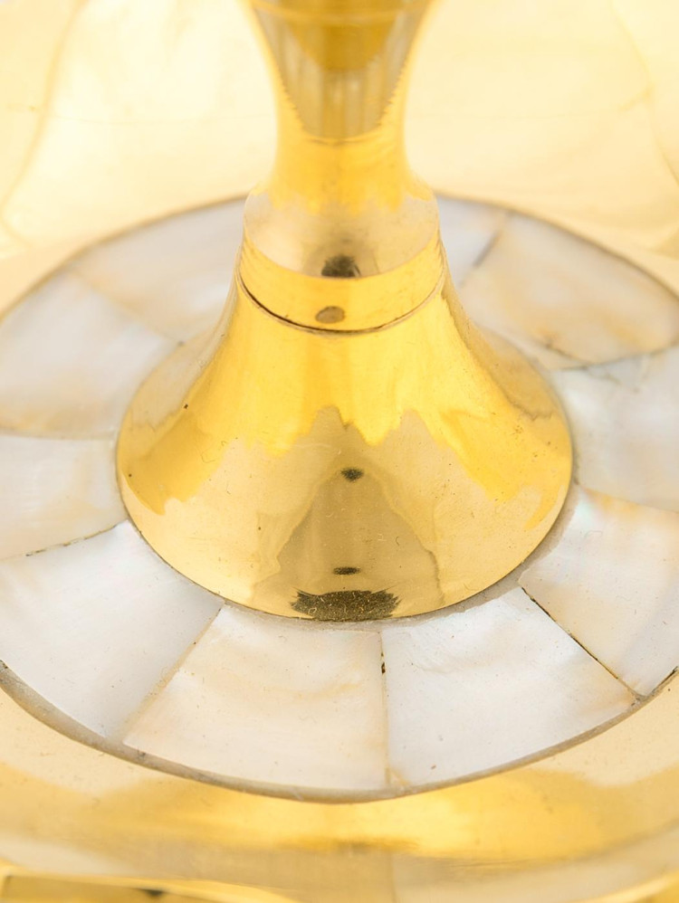 Подсвечник на 1 свечу с перламутр. 2шт/у