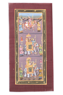 Картина на шелке  (в ассортименте )(17*35см) Кш2/4