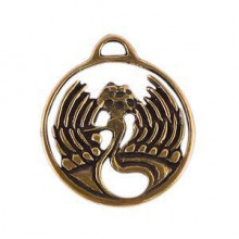 Амулет "The Cult!" №44 "Журавль с плодом персика" Амулет "The Cult!" №44 "Журавль с плодом персика"