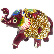 WCH09-3 Слон статуэтка 6,5х5х3,5см, полимерная глина, цвет в ассорт.