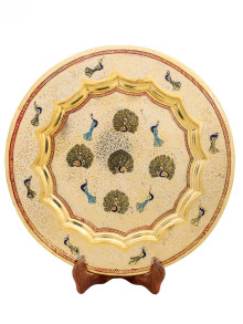 Панно 12" "Павлин" эмаль Пн1512/5 Панно 12" "Павлин" эмаль Пн1512/5