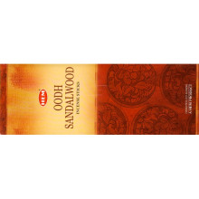 Благовония HEM, шестигранники, Oodh Sandalwood АГАР - САНДАЛ  Благовония HEM, шестигранники, Oodh Sandalwood АГАР - САНДАЛ
