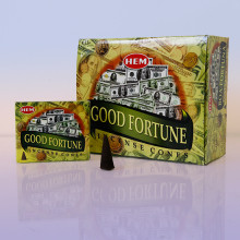 БЛАГОВОНИЯ конусы HEM cones Gold Fortune