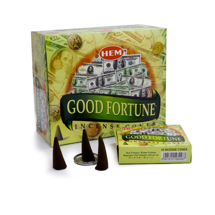 БЛАГОВОНИЯ конусы HEM cones Gold Fortune