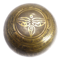 Чаша поющая OM ручная ковка 9 металлов вес от 551 до 750г d-15,5см h-8см ХРУПКОЕ