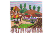 Гобелен (100х80см) состав:джут, хлопок  Гб1031 Гобелен (100х80см) состав:джут, хлопок  Гб1031