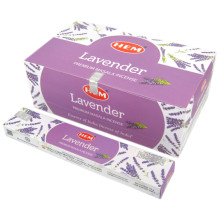 HEM масала 15 гр. Благовония Lavender ЛАВАНДА блок 12 шт.
