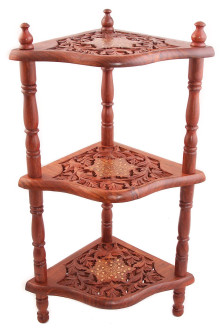 Этажерка резная дерево 3-х ярусная Этажерка резная дерево 3-х ярусная