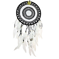 Ловец снов из макраме h-70см d-32см сбережет любовь, оградит дом от неприятностей