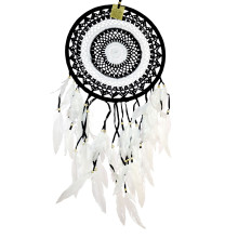 Ловец снов из макраме h-70см d-32см сбережет любовь, оградит дом от неприятностей