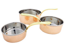 Набор посуды из 3 ковшей  (медь) ПсСН/2