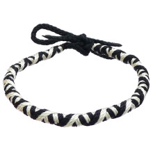 B02-12 Фенечка (браслет) 4мм, текстиль