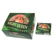 HEM конусные благовония Night Queen КОРОЛЕВА НОЧИ HEM конусные благовония Night Queen КОРОЛЕВА НОЧИ