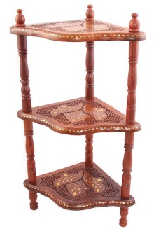 Этажерка резная дерево 3-х ярусная Этажерка резная дерево 3-х ярусная