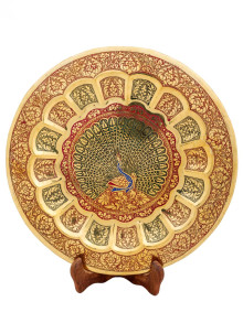 Панно 12" "Павлин" эмаль Пн1512/7 Панно 12" "Павлин" эмаль Пн1512/7