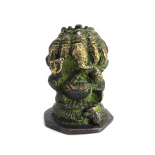 Ганеш благославляющий на процветание и удачу бронза h-7см L-5см 343гр Ганеш благославляющий на процветание и удачу бронза h-7см L-5см 343гр