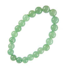 A115-09 Браслет Мятный Кварц d 8мм