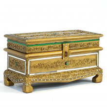 Сундук "Шанти" прямоугольный, зелёный