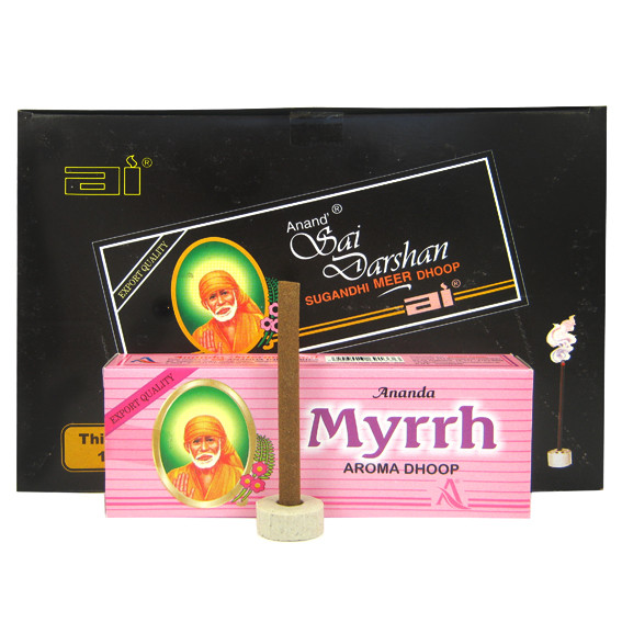 SaDarshan безосновные благовония Myrrh МИРРА 20гр.
