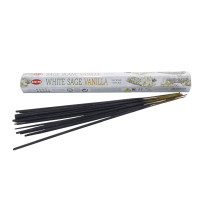 благовония HEM  WHITE SAGE-VANILLA белый шалфей-ваниль  уп 6 шт