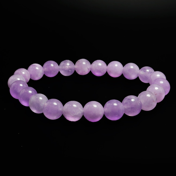 Браслет из камня Лавандовый Аметист оберег на верность и любовь к дарителю
