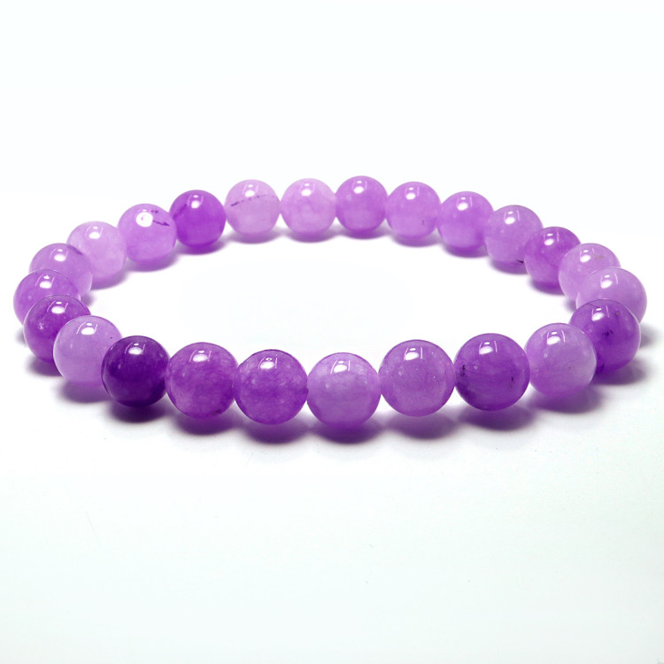 Браслет из камня Лавандовый Аметист оберег на верность и любовь к дарителю