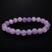 Браслет из камня Лавандовый Аметист оберег на верность и любовь к дарителю