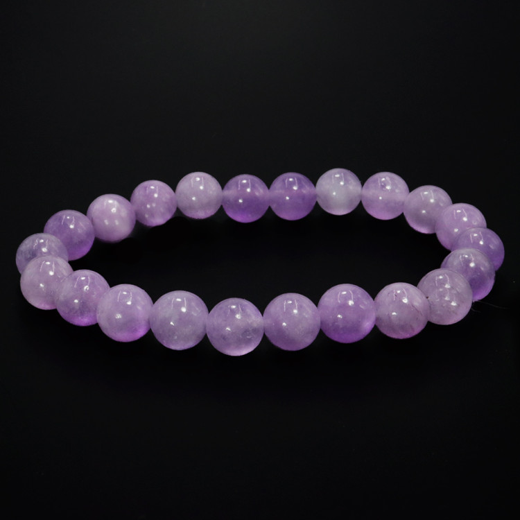 Браслет из камня Лавандовый Аметист оберег на верность и любовь к дарителю