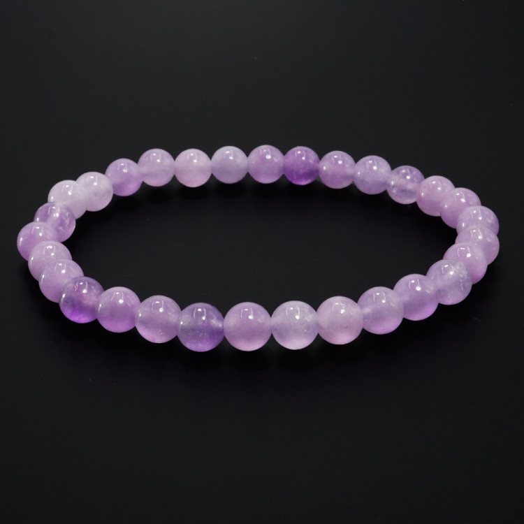 Браслет из камня Лавандовый Аметист оберег на верность и любовь к дарителю