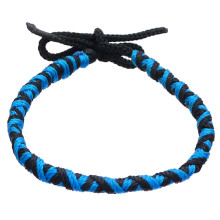 B02-14 Фенечка (браслет) 4мм, текстиль