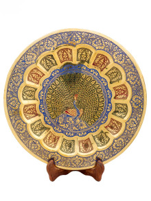 Панно 12" "Павлин" эмаль Пн1512/8 Панно 12" "Павлин" эмаль Пн1512/8