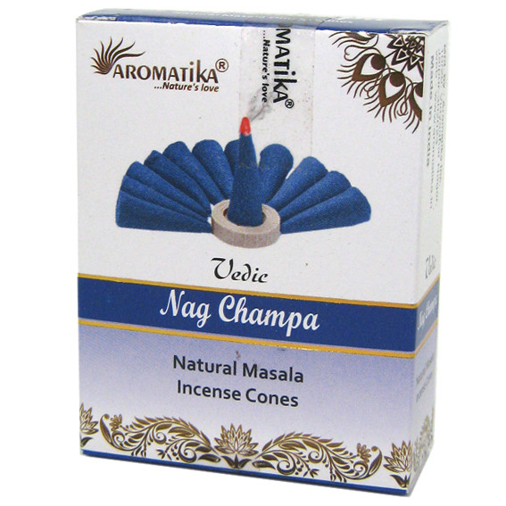 Aromatika Vedic конусные благовония Nag Champa Наг Чампа масала
