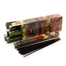 благовония HEM Hexa COCONUT-CINNAMON уп 6 шт благовония HEM Hexa COCONUT-CINNAMON уп 6 шт