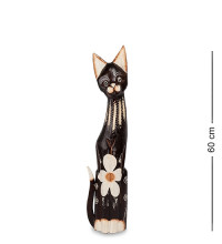 Статуэтка "Кошка" 60см (албезия, о.Бали)