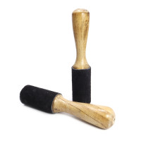 Резонатор  для поющей чаши обтянутый кожей 13.5cm 2.5cm