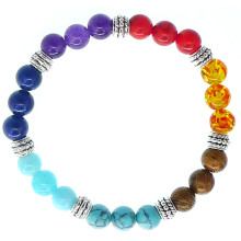 BX Браслет камень, дерево, 8 мм