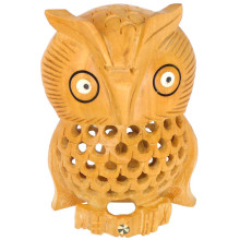 WCH29-1 Сова статуэтка 10х7,5х3,5см, дерево