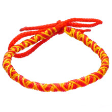 B02-15 Фенечка (браслет) 4мм, текстиль