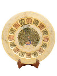 Панно 12" "Павлин" эмаль