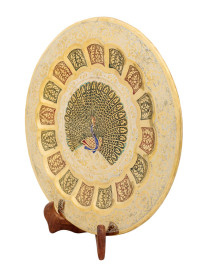 Панно 12" "Павлин" эмаль